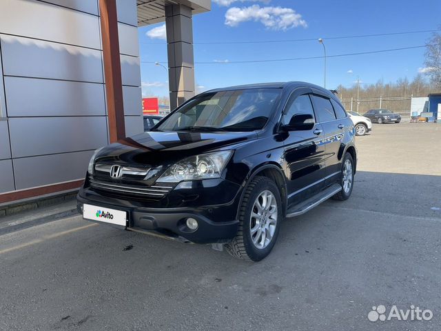 Honda CR-V, 2008, 2008 с пробегом 217 000 км, цвет Чёрный, цена - 501 160 руб., кузов - Внедорожник 5-дверный